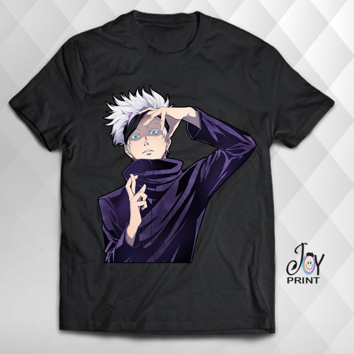 T Shirt Manga gojo satoru nera