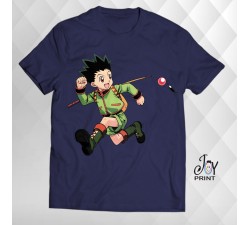 T Shirt Manga gon freecss blu