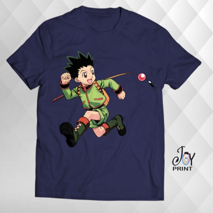 T Shirt Manga gon freecss blu