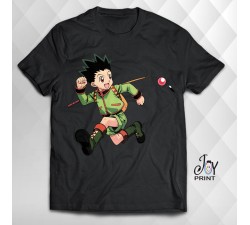 T Shirt Manga gon freecss nera