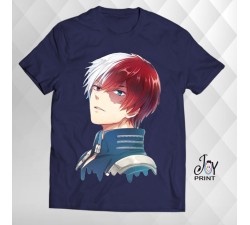 T Shirt Manga shoto todoroki blu