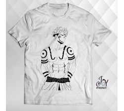 T Shirt Manga sukuna bianca