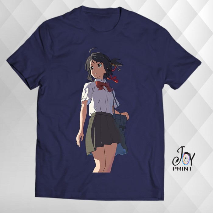 T Shirt Manga Mitshua blu