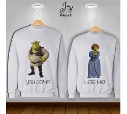 Coppia di felpe Shrek