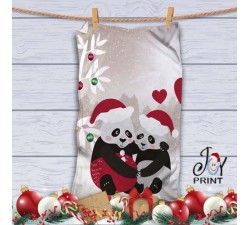 Plaid Natalizio Panda in Love