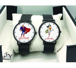 Coppia di orologi Personalizzati Superman