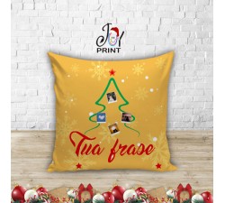 Cuscino Natale personalizzato albero