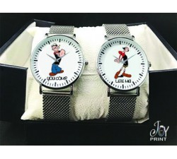 Coppia di orologi Personalizzati Braccio di ferro