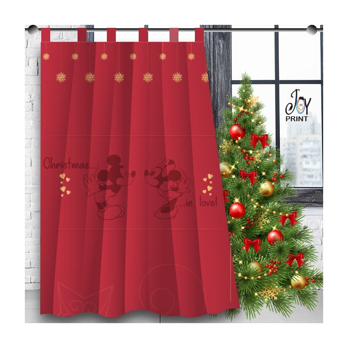 Tenda Natale Topolini rossa