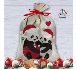 Sacco Regali Natale Panda in Love