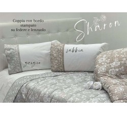 Coppia di lenzuola Matrimoniali Renato Balestra Sharon