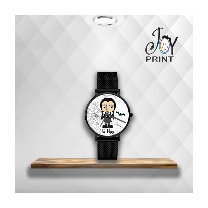 Orologio Personalizzato con nome Mercoledì Addams