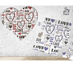 Puzzle Love Scritte