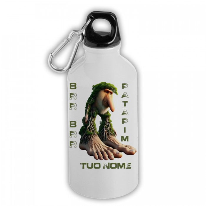 Borraccia Termica Personalizzata con nome brrr brrr patapim - idea regalo