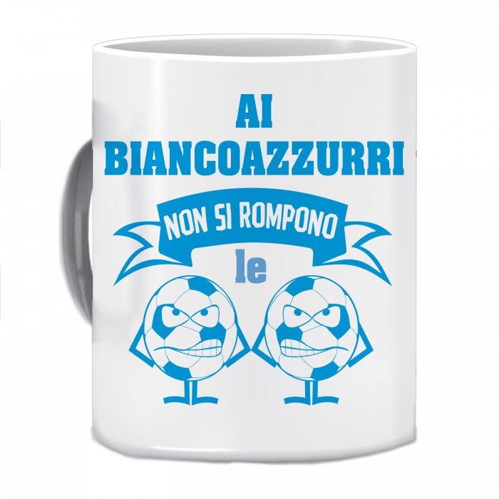 Tazza Tifoso Palloni BiancoAzzurri - idea regalo