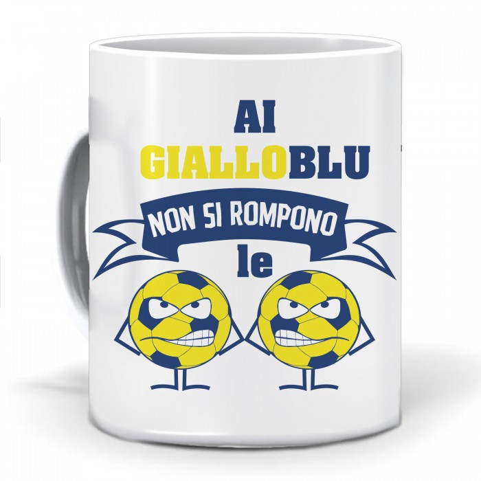 Tazza Tifoso Palloni GialloBlu - idea regalo