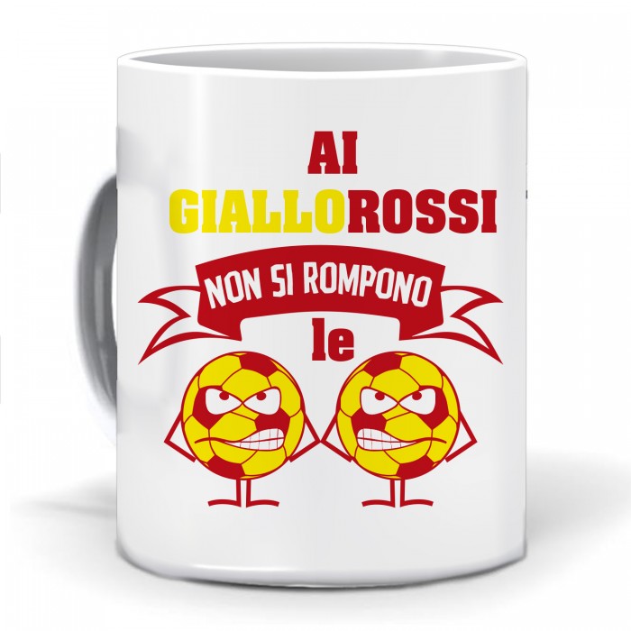 Tazza Tifoso Palloni GialloRossi Leccesi - idea regalo