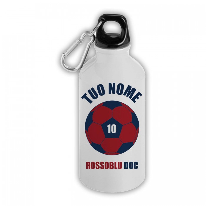 Borraccia Personalizzata Tifoso GialloAzzurro Doc Frosinone con Nome e Numero - idea regalo