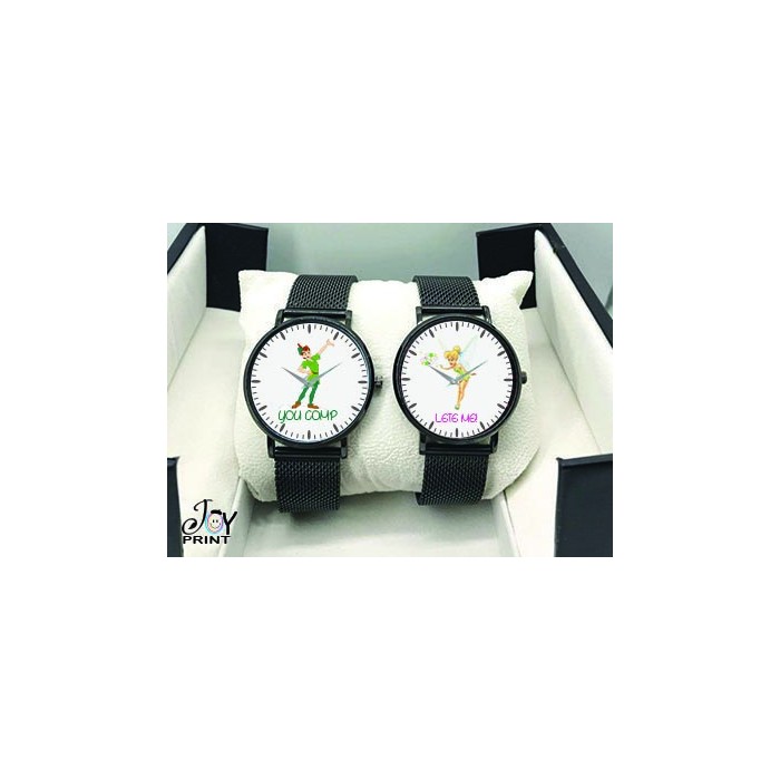 Coppia di orologi Personalizzati Peter pan & Trilly