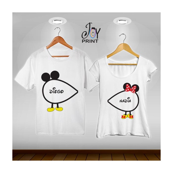 Coppia di t shirt Mr&Mrs Infinity Mouse