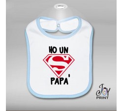 Bavaglino festa del papà Super papà